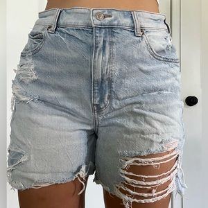American Eagle “Baggy Mom Shorts” Denim Shorts